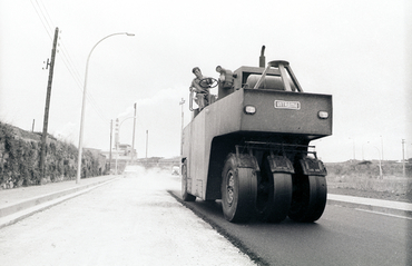 Asfaltat de carrers a Sarrià