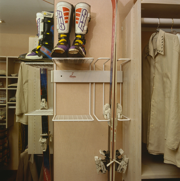 Interior d'un armari de roba