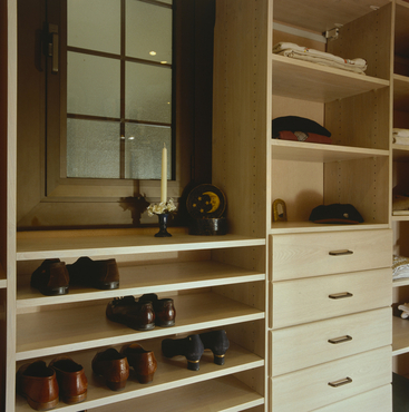 Interior d'un armari de roba