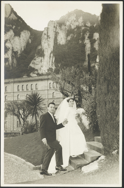 Casament a l'abadia de Montserrat