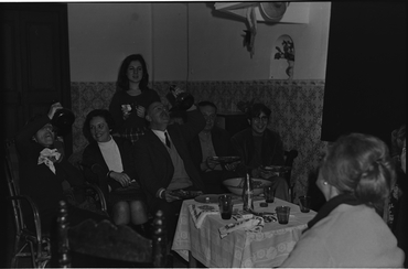 Un grup al dinar del pelegrí de Tossa de Mar