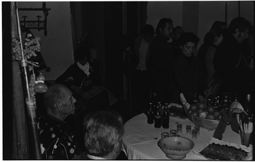 El pare pelegrí al dinar del pelegrí de Tossa de Mar