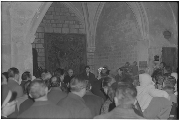 Celebració dels 100 anys d' Esteve Fontaner a l'església de Sant Feliu