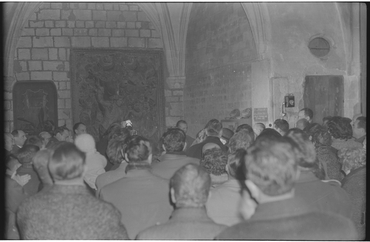 Celebració dels 100 anys d' Esteve Fontaner a l'església de Sant Feliu