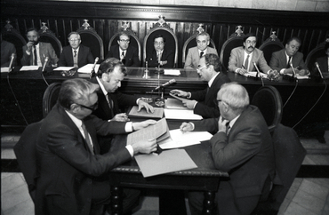 Acte d'agermanament de la Reggio Emilia amb la ciutat de Girona