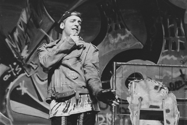 Actuació de la companyia Teatrarte al teatre Jardi de Figueres