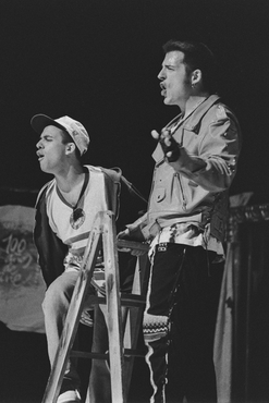 Actuació de la companyia Teatrarte al teatre Jardi de Figueres