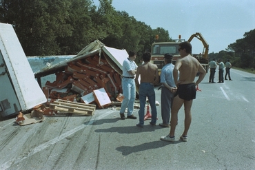 Accident de trànsit múltiple a la cruïlla de Les Mallorquines