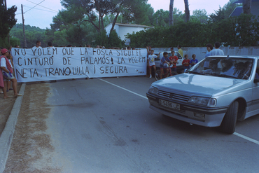 Manifestacio¿ dels vei¿ns de la Fosca