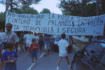  Manifestacio¿ dels vei¿ns de la Fosca