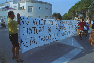  Manifestacio¿ dels vei¿ns de la Fosca