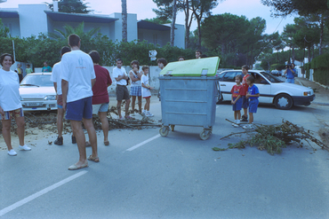  Manifestacio¿ dels vei¿ns de la Fosca