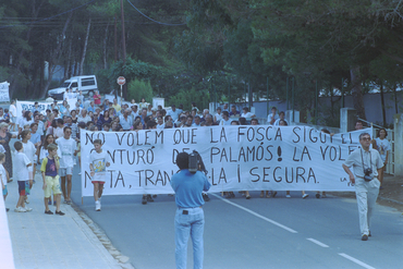  Manifestacio¿ dels vei¿ns de la Fosca